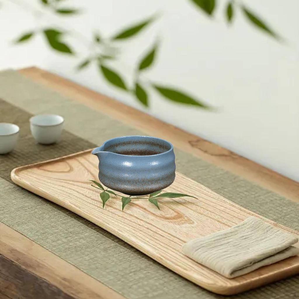Керамическая чаша для матча, чашка для зеленого чая ручной работы с носиком для наливания, фарфор ручной работы