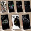 Черный кот Сверкающие глаза Чехол для POCO F6 X6 X5 X3 Pro M6 M5s F3 F5 Xiaomi 14 13 Ultra 12 Lite 11T 12T 13T Pro Обложка
