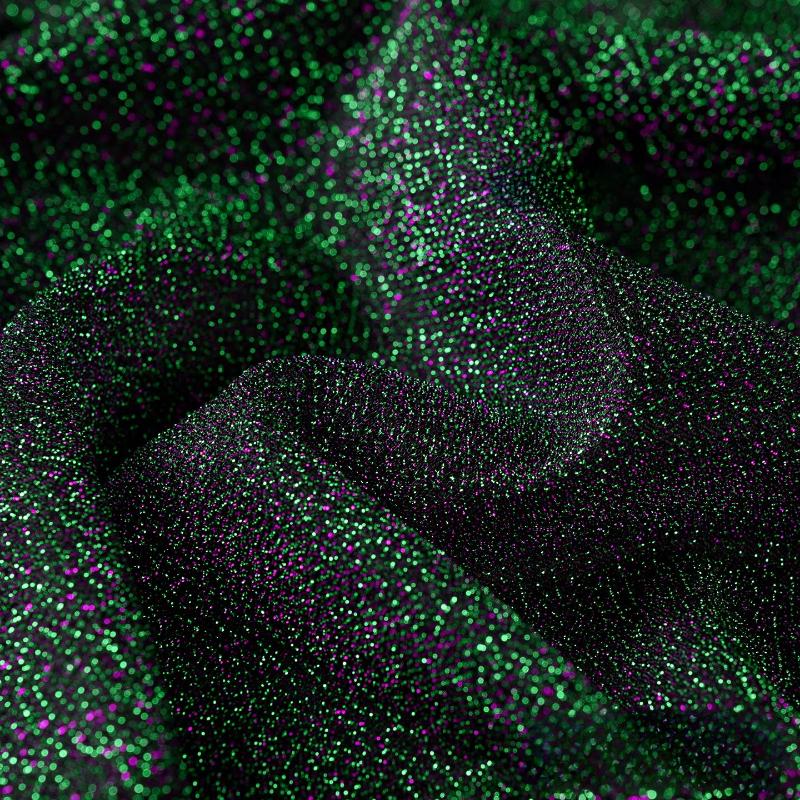 Двусторонняя мерцающая звездная бархатная ткань Яркая шелковая блестящая бархатная ткань Неэластичная для DIY шитья платьев ципао