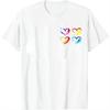 Graphic Birthday Gift  Heart Pocket LGBT Flag Cute Gay Pride Rainbow GLBT Month T-Shirt Streetwear Graphic T Shirts Harajuku