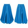 Kids Girls Stylish Dance Clothing Elastic Waistband Large Swing Loose Half-length Skirt