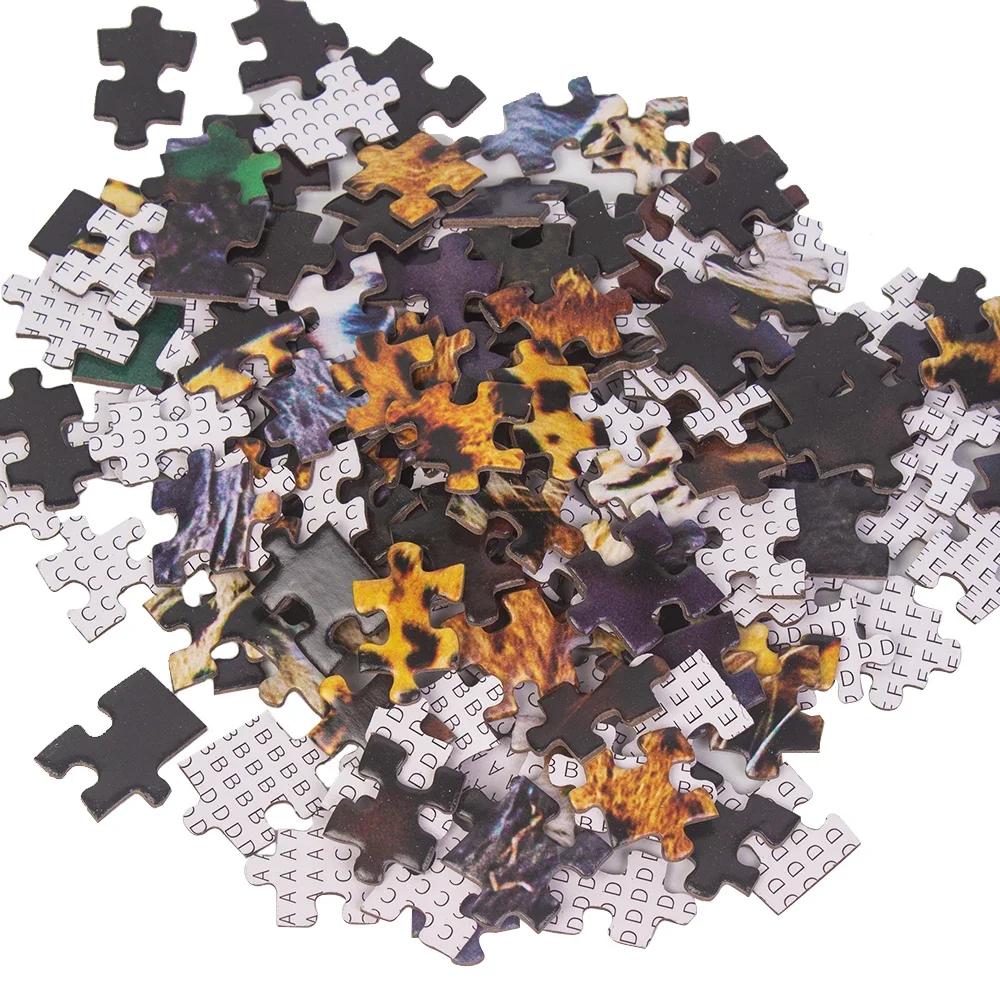 Пазл MaxRenard 1000 деталей для взрослых Животное Леопард Экологичная бумага Рождественский подарок Игрушка