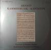 Виниловая пластинка ATTILIO ARIOSTI CHARLOTTE LEHMANN Камерная музыка Кантаты SM92604 Da Camera Magna 1968 Германия Классическая Б/у