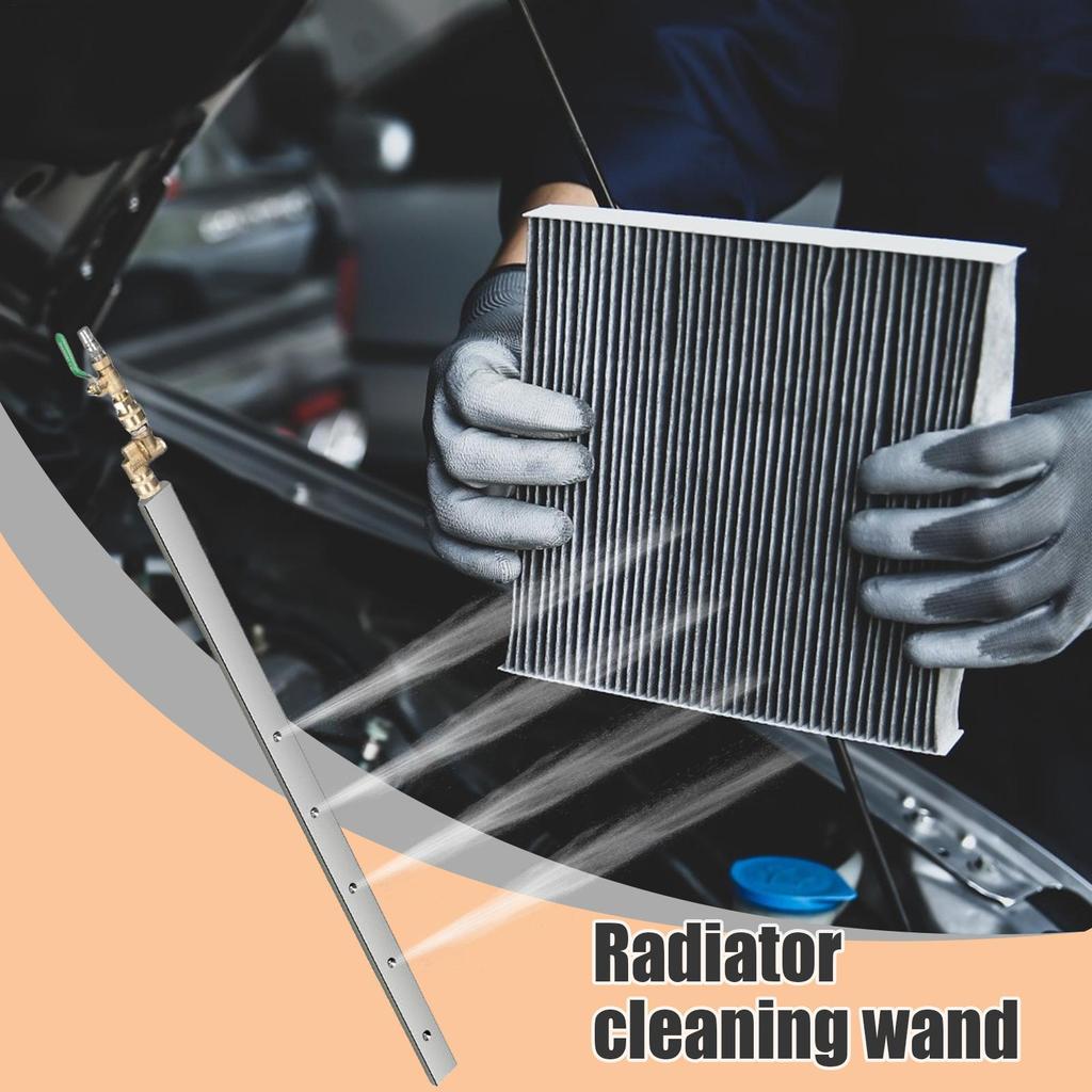 Car Free Water Tank Cleaning Tool Radiator Cleaning Rod Truck Water Tank Cleaning Artifact Blowing Water Tank Cooling Nozzle