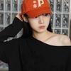 PIECEMAKER P SNOW 6-PANEL BALL CAP (ORANGE)