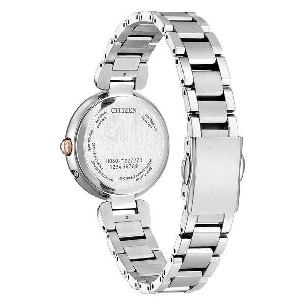 Citizen ES9466-65W ( Watch xC xC Mizu Collection Titania Happy Flight Eco-Drive Radio-controlled Floret Diamond Model)