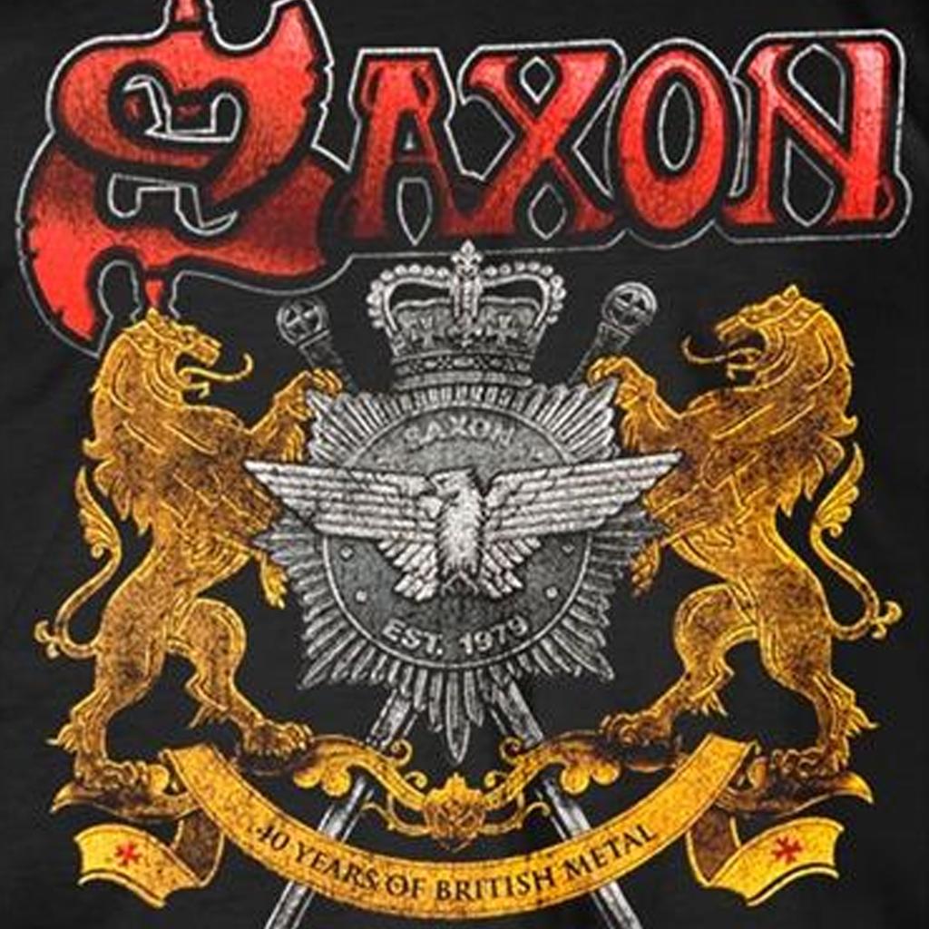 Saxon Футболка унисекс для взрослых 40 лет