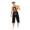 Men's Bavarian Oktoberfest Lederhosen with Plaid Shirt - Plus Size Available