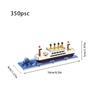 Simulation of Titanic High Difficulty Building Block Micro Particle Toy Puzzle Assembly Cruise Ship Model Children's Gift