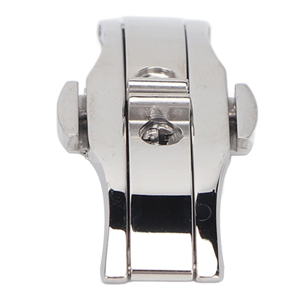 Watch Band Deployment Clasp Double Push Button 304 Stainless Steel Wristwatch Straps Buckle
