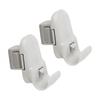 2pcs Car Sun Visor Clips Plastic LC62-69-261B-75 For Mazda 3 5 6 CX-7 CX-9 RX-8