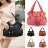 Yogodlns Women PU Leather Tassel Handbags Shoulder Bag Big Tote Purse New Fashion Messenger Bags