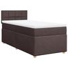 Maison Exclusive - Sommier à lattes de lit avec matelas Marron foncé 90x200 cm