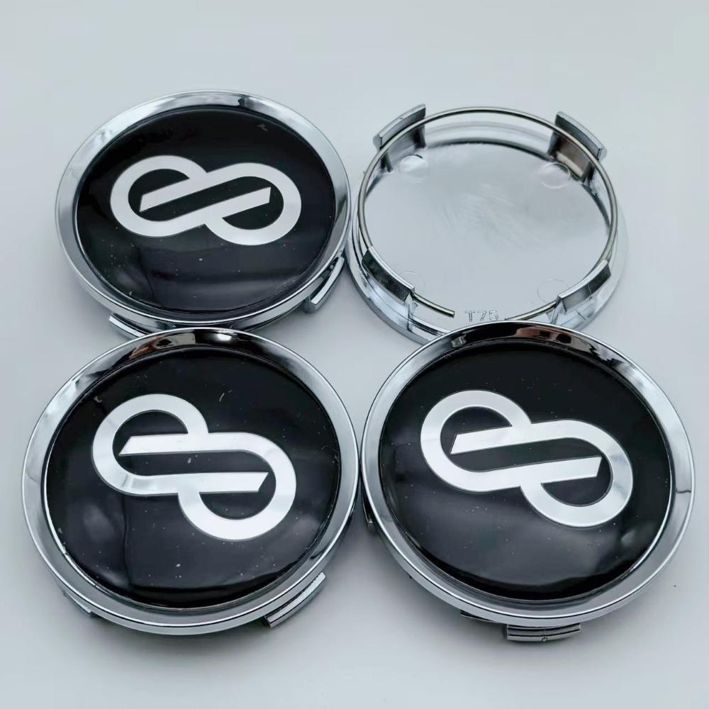 4pcs O.D 74mm / I.D 69mm JDM ENKEI Logo Badge Car Wheel Center Caps Car Accessories for Wheels Hub Lid Rim Hubcaps Cover Replace