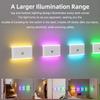 Перезаряжаемая RGB LED лампа с датчиком движения: Цветное магнитное амбиентное освещение для прихожих и коридоров