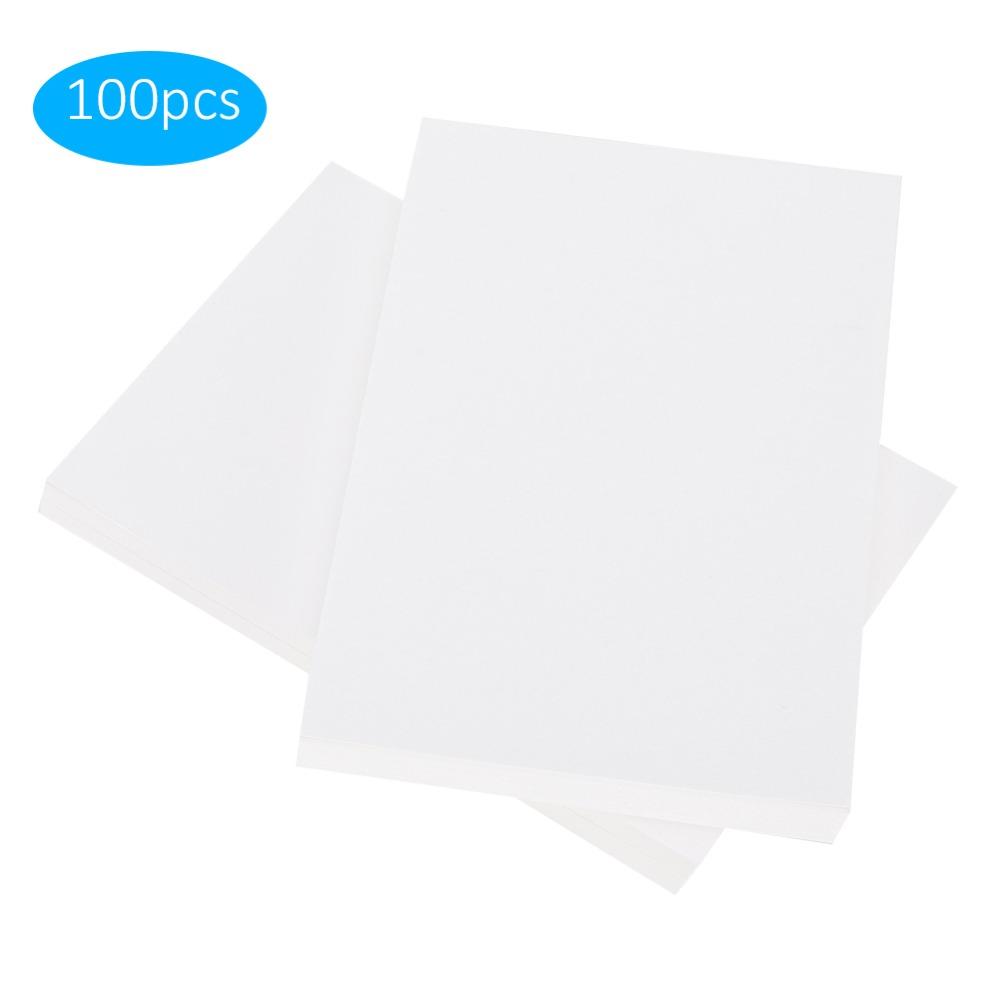 100pcs Paper Thick Chipboard Textured Tagboard White Cardstock Paper Crafts Project