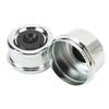 2.44in OD Trailer Axle Dust Cap with Rubber Plugs Trailer Bearing Grease Caps for Boat Trailer Wheel Hub 5,200‑6,000 Lb
