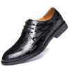 Классические роскошные брендовые формальные свадебные социальные туфли-оксфорды на шнуровке для мужчин, повседневные кожаные туфли для взрослых