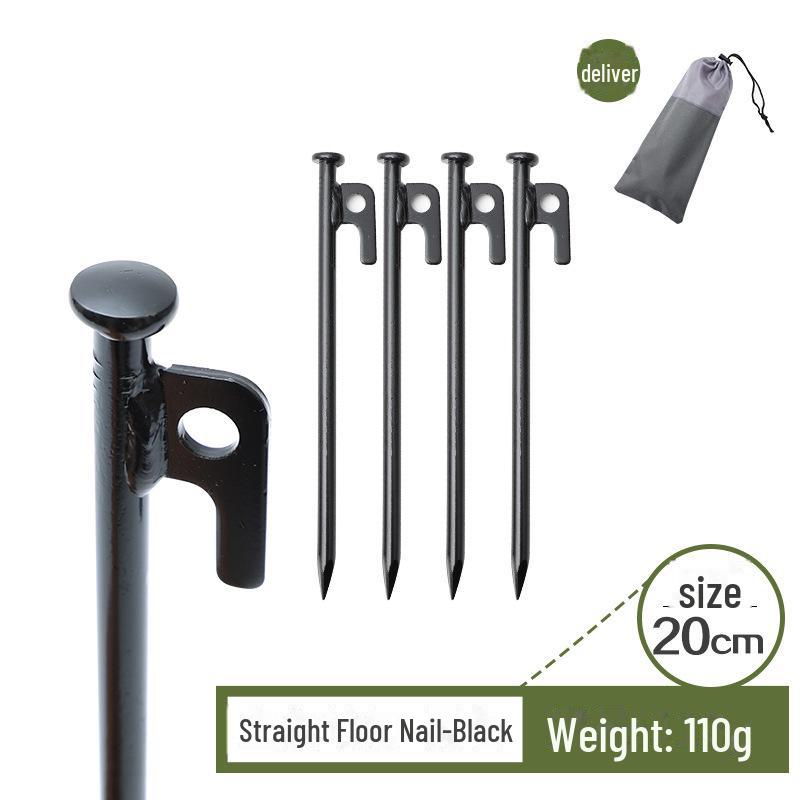 Ветрозащитные колышки для палаток для кемпинга на открытом воздухе - 20/25/30/40 см