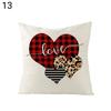 Наволочка для подушки ко Дню святого Валентина со скрытой молнией в скандинавском стиле, изысканная, стильная, на годовщину свадьбы ко Дню святого Валентина