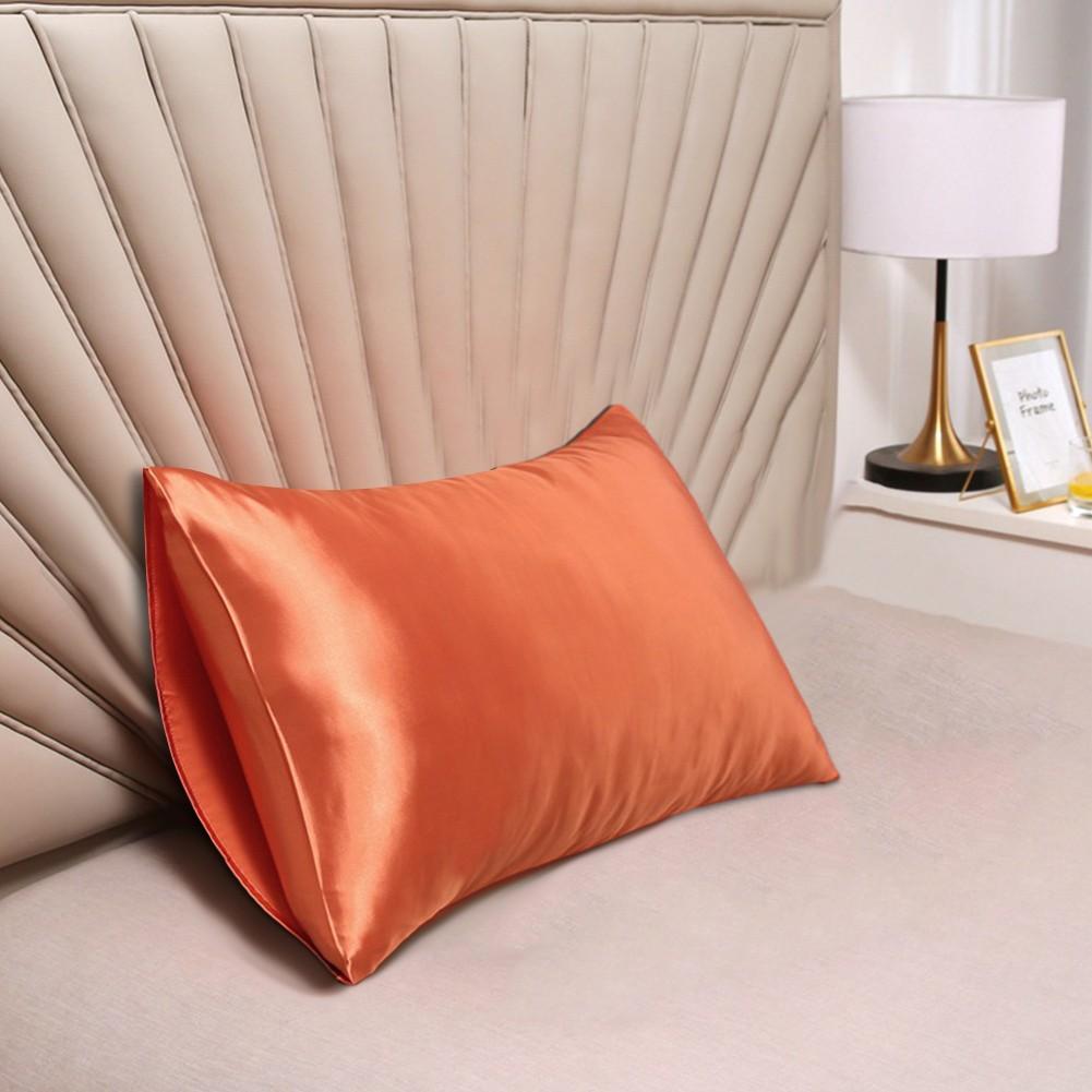 Высококачественная шелковая наволочка, имитация шелковой ткани, варианты цветов