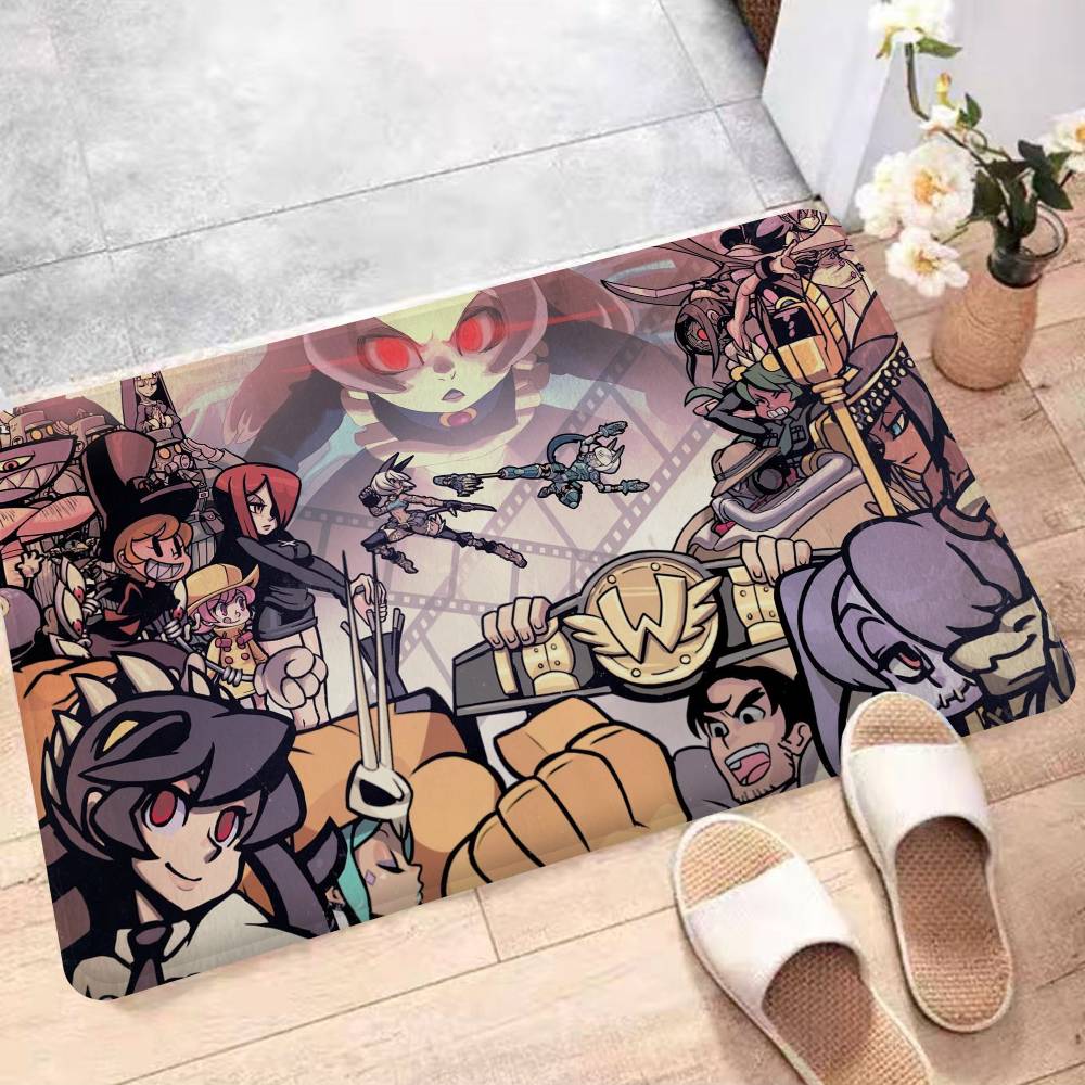 Коврик для комнаты S-Skullgirls для файтингов, дешевый, противоскользящий, современный для гостиной, балкона, с принтом, приветственный коврик