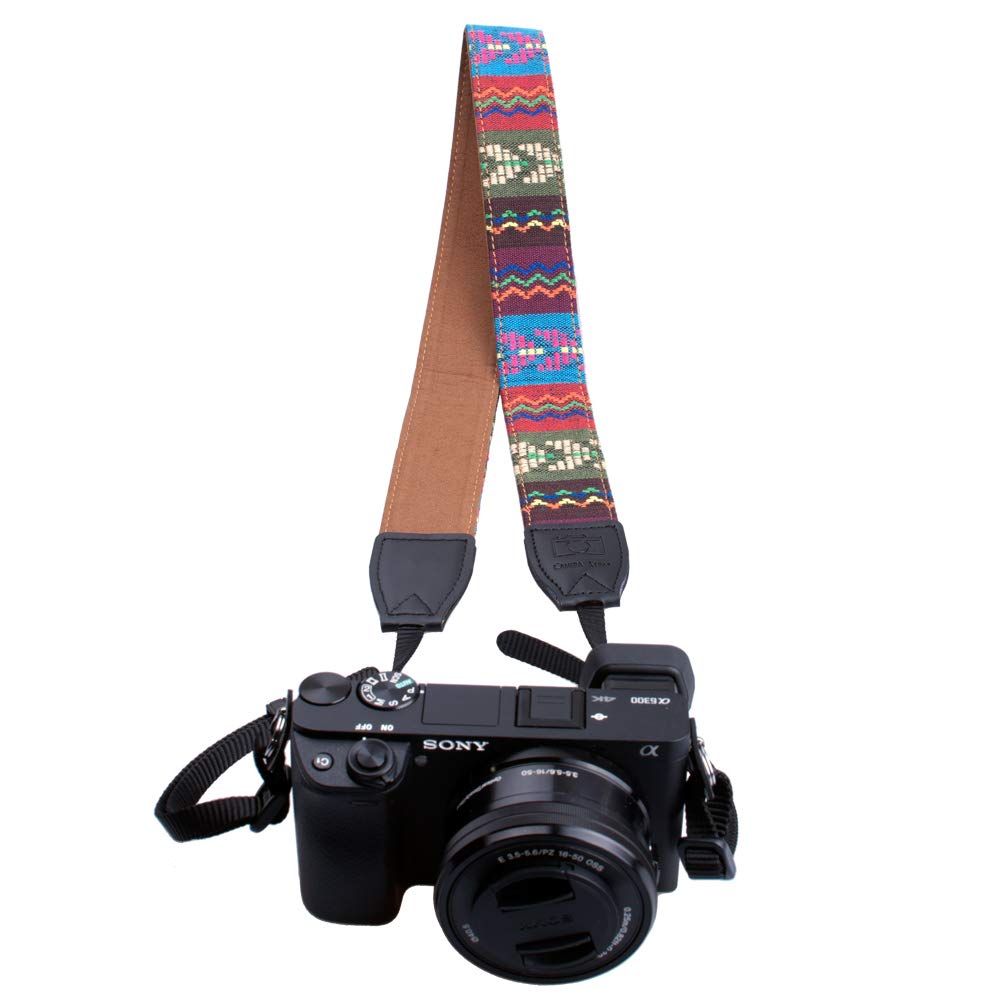VKO Camera Shoulder Vintage Canvas Neck Adjustable Shoulder Strap for and Digital SLR Cameras Strap, Strap, Nikon, Canon, Sony,