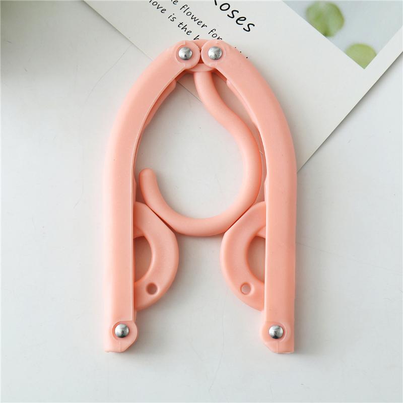 Fashion Creative Travel Portable Foldable Clothes Hanger for Outdoor Travel Simple Clothes Hanger