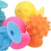 8pcs Silicone Sucker Sensory Toy Set Raised Texture Suction Cup Toys Textured Touch Toys for Children