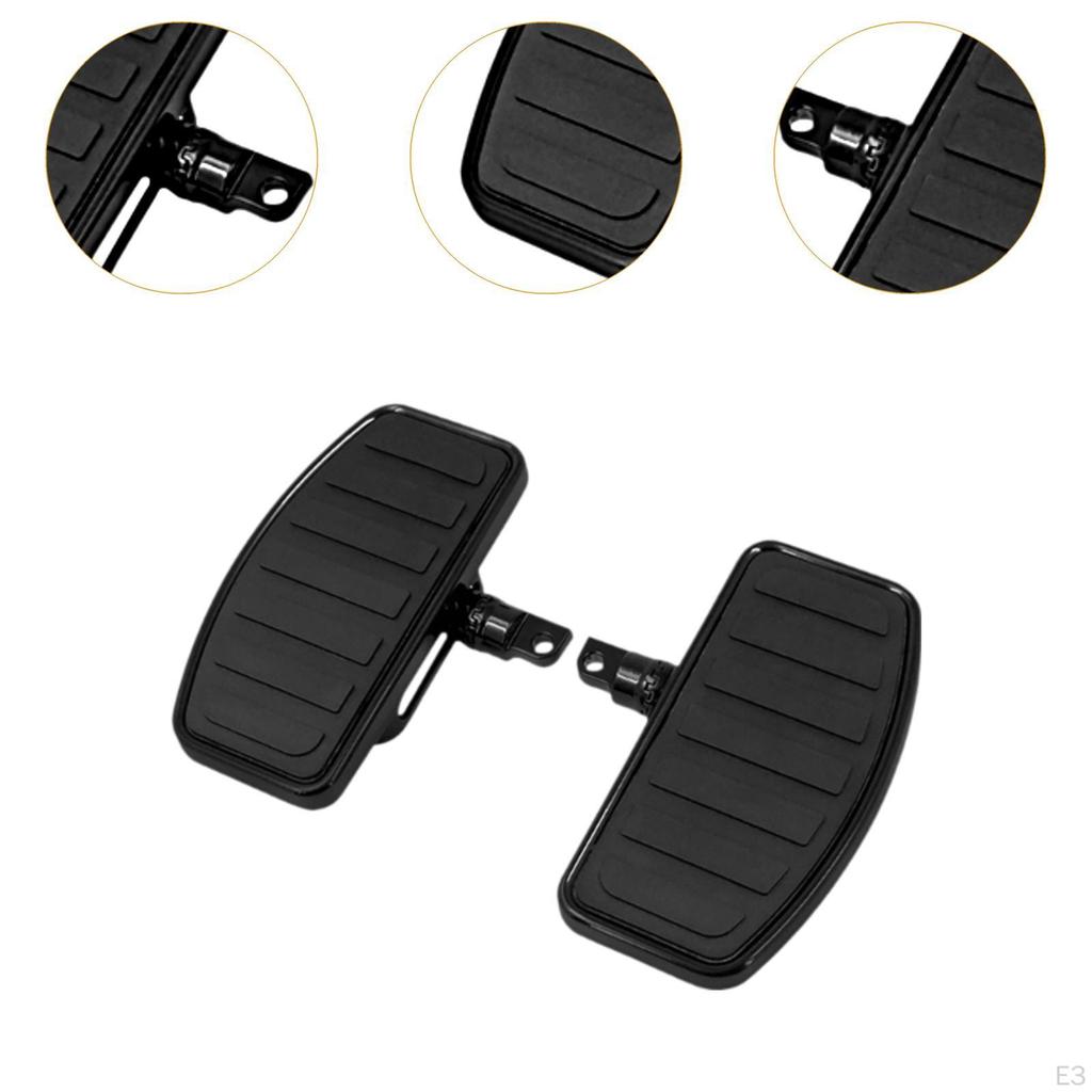 2 шт. подножка для мотоцикла, блоки для подножек, легко устанавливаемая часть, противоскользящая педаль для