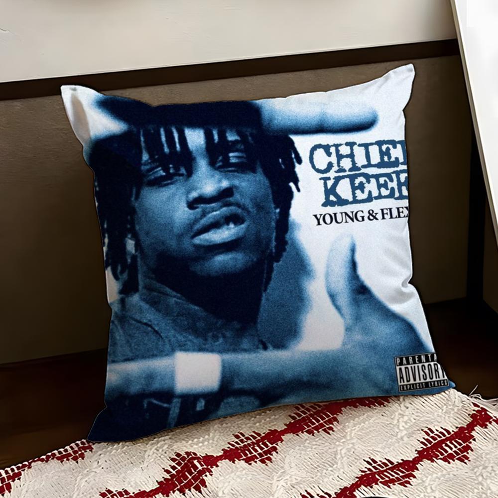 Rapper CChief KKeef Cushion Cover Reversible Soft Durable Pillow Cover Home Car MultiScene Use for Daily Comfort