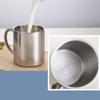 Чашка для чая с двойной стенкой и ручкой из нержавеющей стали, кружка для кофе, кружка для путешествий