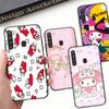 HK20 My Melody Black Sofe Case for Samsung Note 20 Lite S24 Ultra S23 A03 A05 A06 A11 A71 A15 A16 A13 A24 A25 A33 A52 A53 A50 M55 M35 Plus