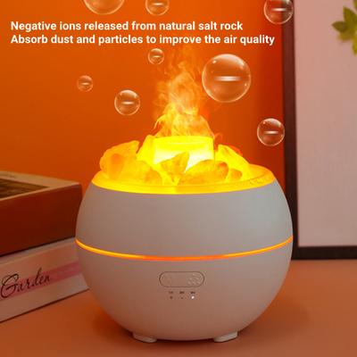 Пламя Кристалл Эфирное Масло Арома Диффузор Usb Электрический Ультразвуковой Увлажнитель Воздуха Домашний Офис Ароматерапия Увлажнитель Дифузор