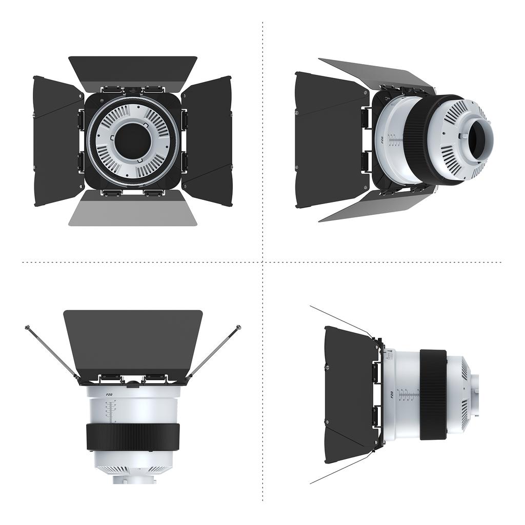 LIPPMANN F20 9-дюймовая линза Френеля с креплением Bowens 10–45 градусов Адаптер оптической фокусировки в 10 раз ярче с