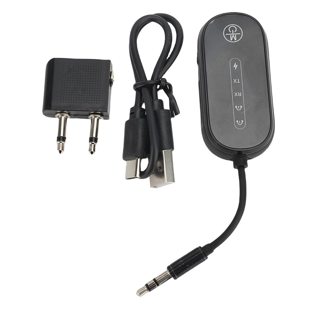 Приемник и передатчик Bluetooth 5.4 Дальность 10 м 3,5 мм AUX Долгое время работы от батареи Беспроводной для самолета