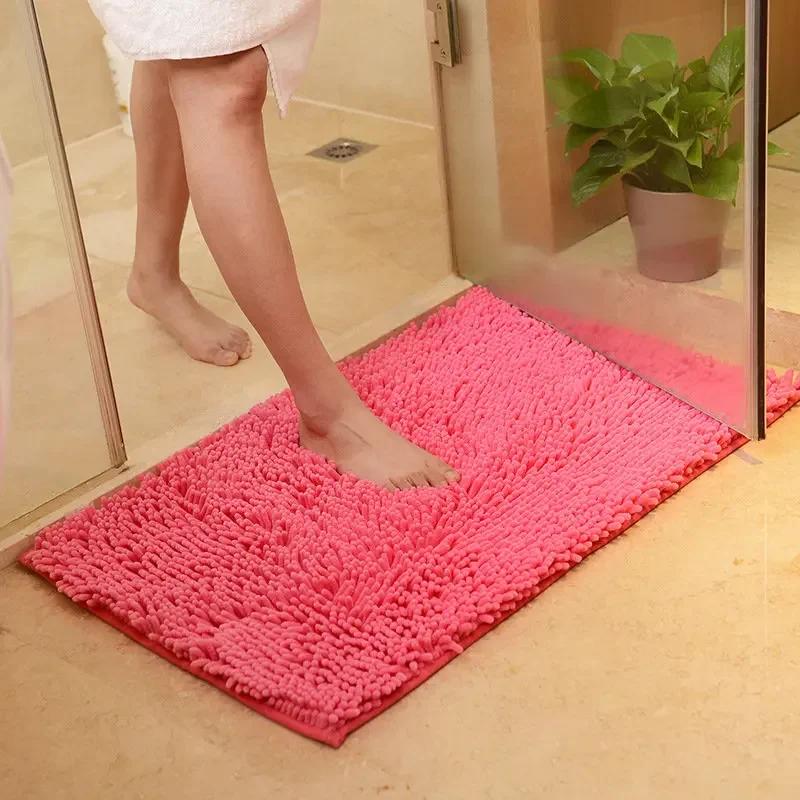 Rectangular Floor Door Mat Carpet, 40X60cm, Soft, Non - slip, Bathroom, Floor Door Mat, Dirt Barrier