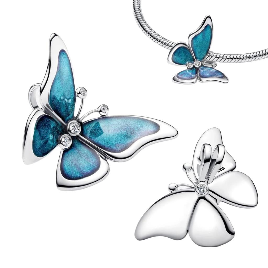 Новые Оригинальные Медные Разноцветные Шармы-Подвески в виде Сердца, Клевера, Розы, Звезды, Бабочки, Птицы с Бусинами для DIY Браслета, Ожерелья, Женский Подарок