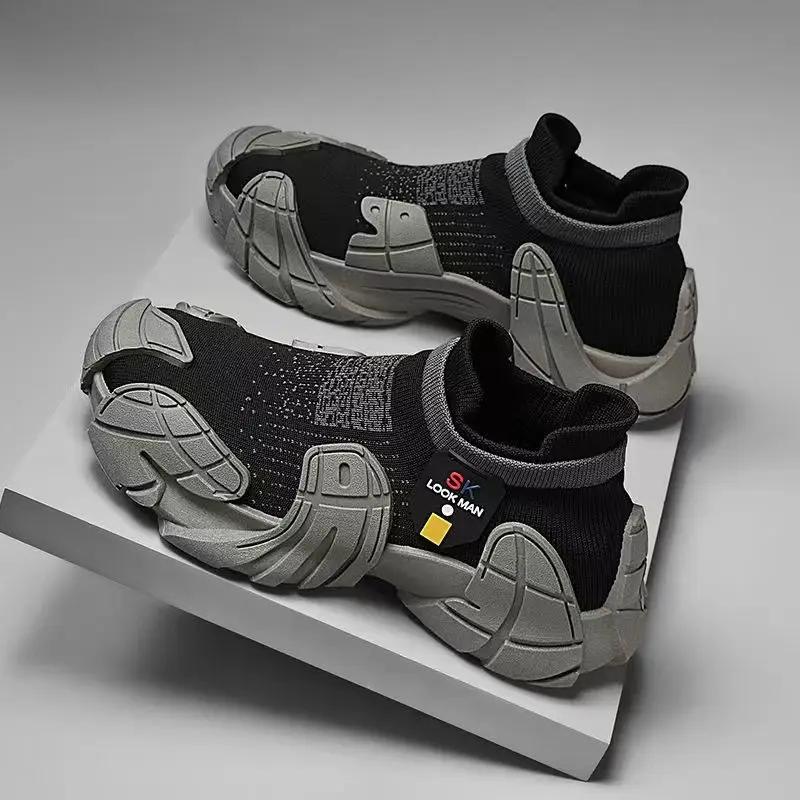 FashionSlip-ons Chunky Sneakers Man Plimsoll Vulcanize Shoes for Men Доставка Бесплатная доставка Низкая цена Скидки Тенденции 2024 Летняя распродажа