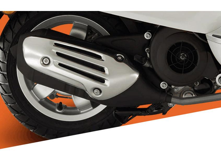 Модификация выхлопной трубы передней и задней части Vespa Sprint 125/150