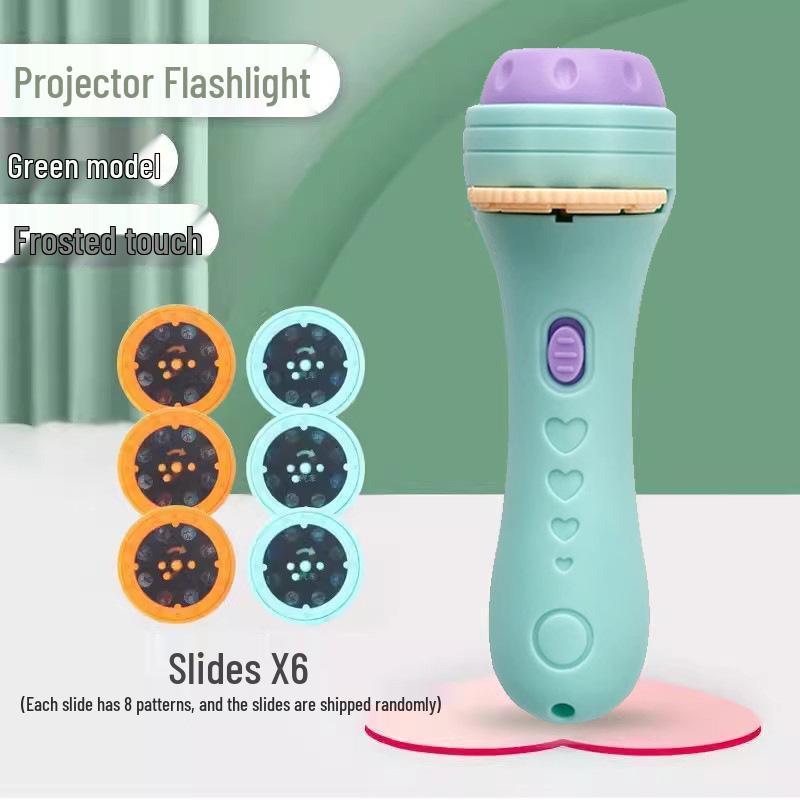 Children's Story Projector: Educational Luminous Toy with Cognitive Pattern Slides for Bedtime.
