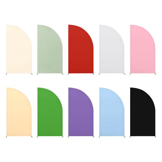 Чехол для арки в виде полумесяца, чехол для свадебного фона, чехол для подставки, эластичная тканевая арка для фона, чехол для 6-футовой арки в виде полумесяца, помолвка, детский душ