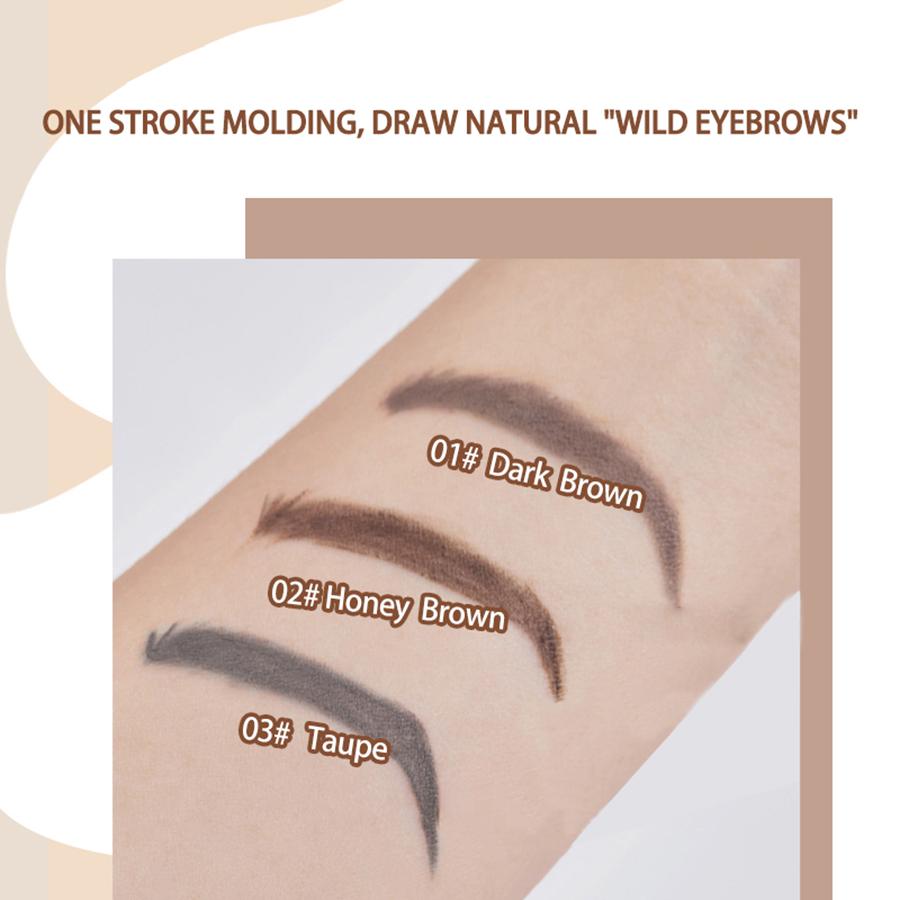 Lamudeland Eyebrow Cream Waterproof Long Lasting Tattoo Brow Gel With Brush Eye Make Up