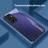 Полосатый синий под дерево для Samsung Galaxy A15 5G 54 4G 51 50 24 35 90 71 12 51 53 52S 80 22 34 Черный чехол для телефона из закаленного стекла