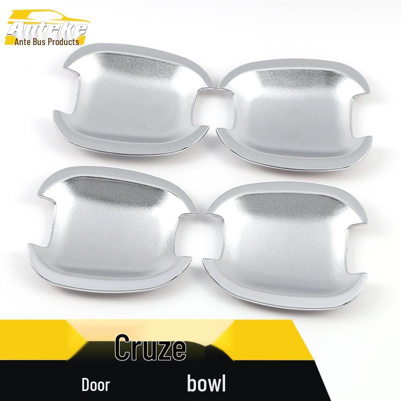 Cruze Door Bowl Sequin: Electroplated Anti-Scratch Decorative Sticker Car Accessory