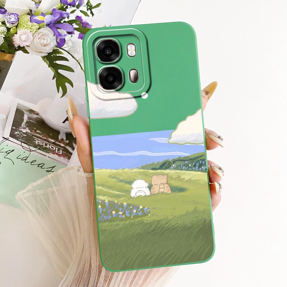 Для Oppo A6s 5G CPH2789 Чехол Для Oppo A6s 4G CPH2815 Корпус Силиконовый Роскошный Модный Кавайный Милый Расписной Ударопрочный Чехол для Телефона