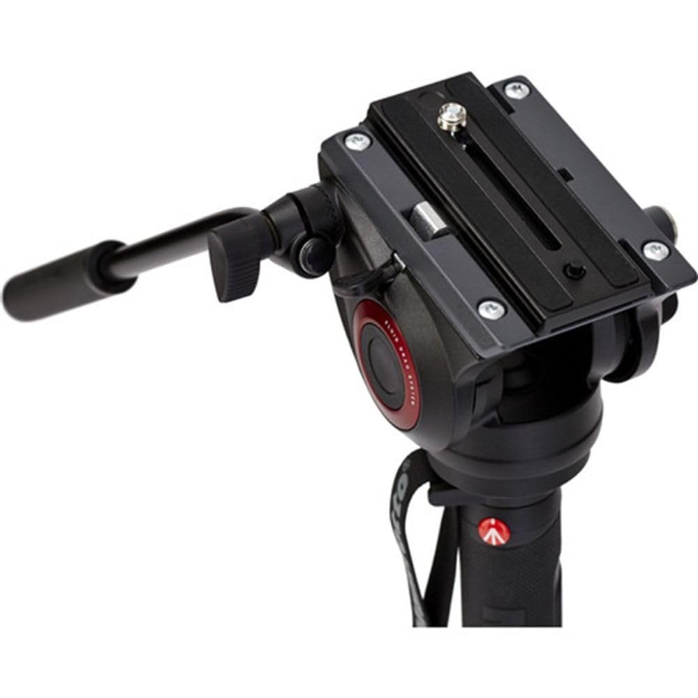 Manfrotto XPRO Fluid Video Monopod with MVH500AH equivalent fluid MVMXPRO500 head, Aluminum,