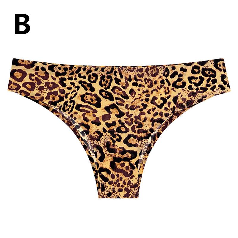 Women's Underwear Animal Print Sexy Seamless Panties Leopard Thong Briefs Ladies Knickers