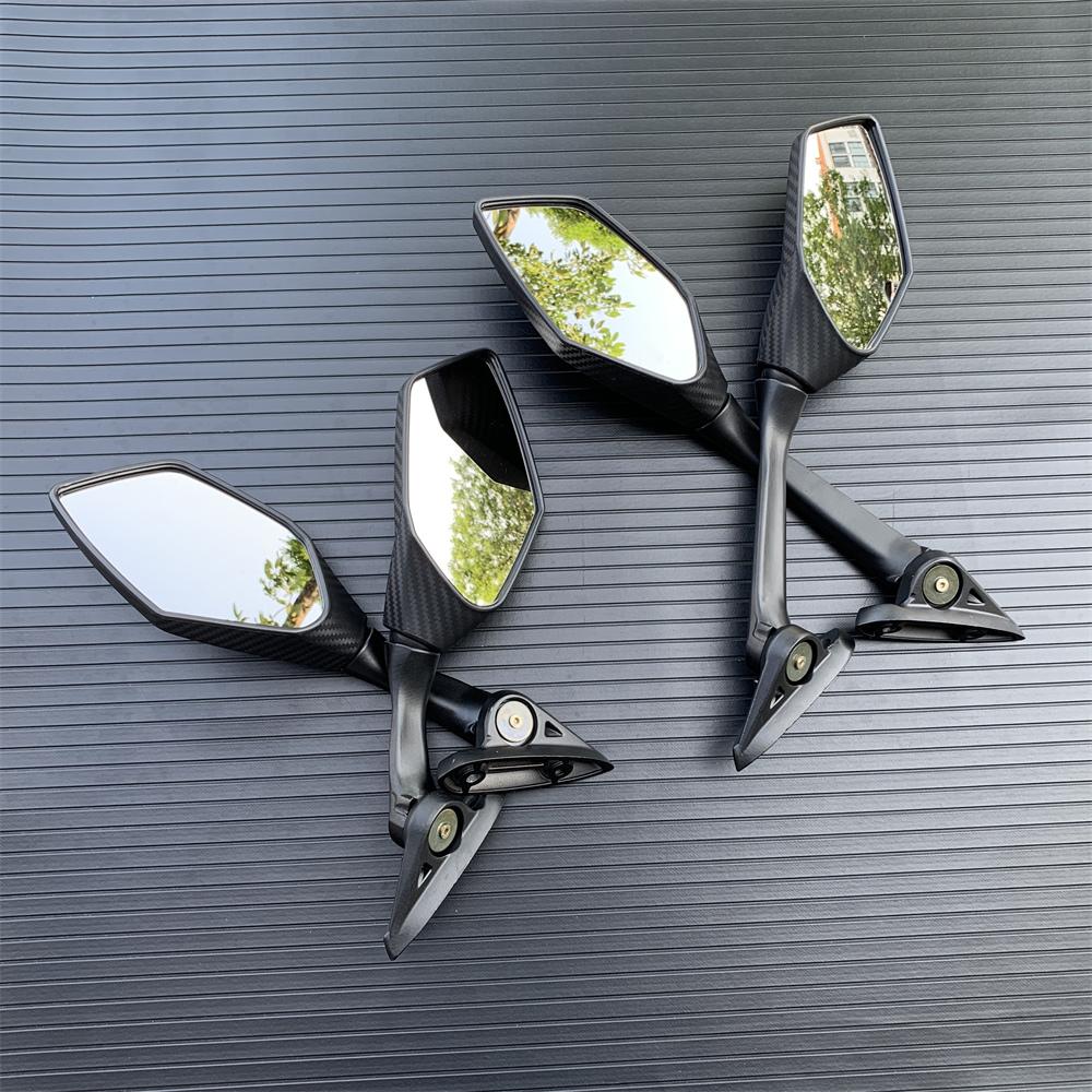 2 Pcs Motorcycle Side Mirror Black Rearview Mirror Motorcycle Accessories for Yamaha XMAX 300 400 125 250 2017