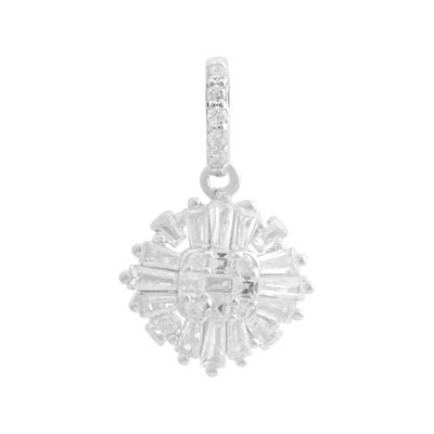 Серебряная подвеска с фианитами (2192626)